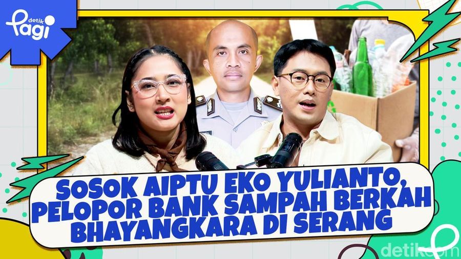 Video: Sosok Aiptu Eko Yulianto, Pelopor Bank Sampah Berkah Bhayangkara di Serang