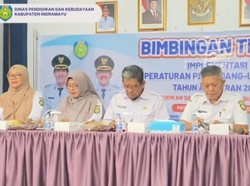Kepala Sekolah Wajib Melek Hukum, Disdikbud Indramayu Adakan Bimtek