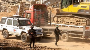 Hamas Kawal Palang Merah ke Yellow Line di Gaza