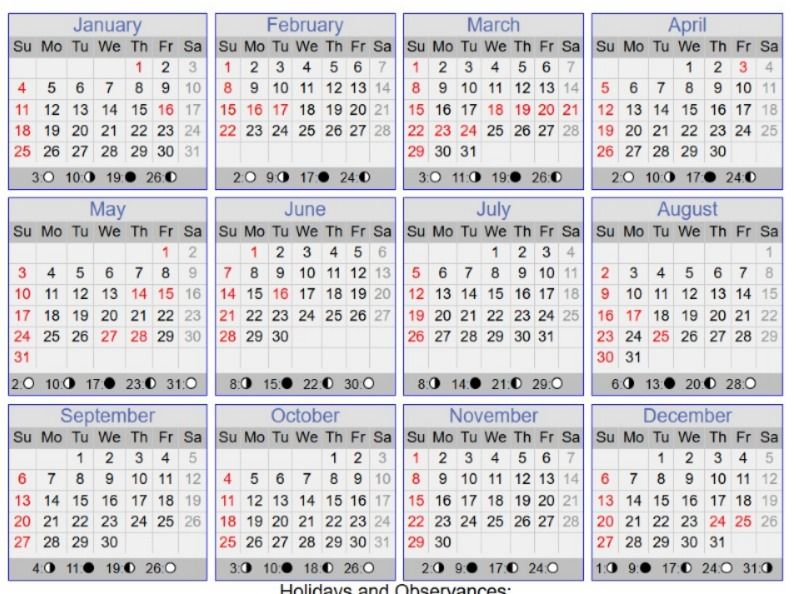 Kalender 2026