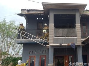 Korsleting, Rumah Agus di Cokro Klaten Terbakar