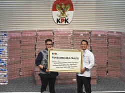 Video KPK Serahkan Uang Rp 883 Miliar dari Kasus Korupsi Taspen ke Negara