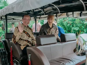 Penampilan Terkini Jokowi Saat Kunjungan ke Singapura