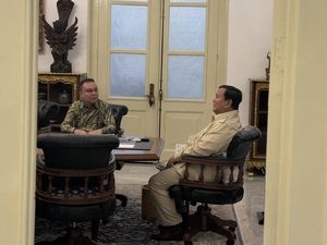 Prabowo Kembali Bertemu 4 Mata dengan Dasco, Bahas Ojol hingga Haji