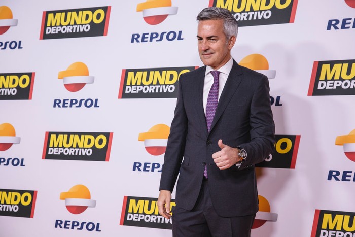 BARCELONA, SPAIN - FEBRUARY 06: Victor Font attends the red carpet of 75th Mundo Deportivo Awards, at Museu Nacional d’Art de Catalunya (MNAC), on February 06, 2023 in Barcelona, Spain. (Photo by Cesc Maymo/WireImage)