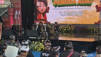 Wamenbud Giring Buka Jambore Pemuda Adat di Kintamani