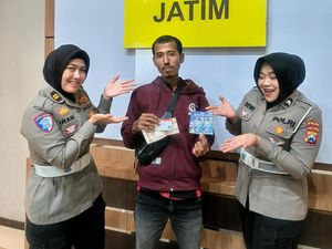 Polda Jatim Beri Reward Ojol Tertib Lalin Hadiah Voucher Belanja