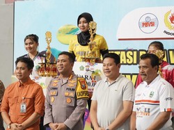 Kapolresta Sidoarjo Resmi Tutup Kompetisi Voli Bhayangkara Cup
