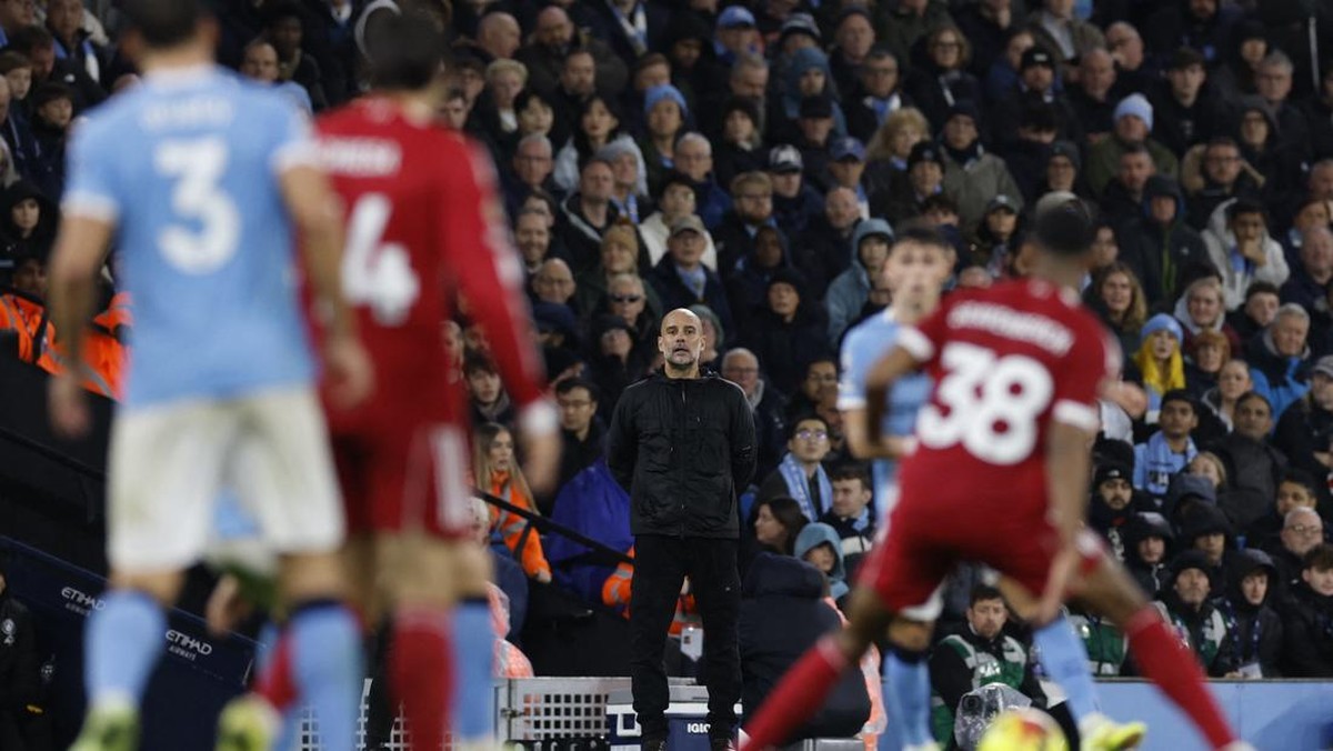 Pep Guardiola menilai Liga Inggris baru dimulai akhir pekan ini. (Action Images via Reuters/Jason Cairnduff)