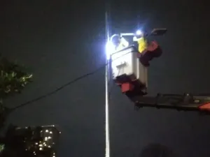 Cegah Prostitusi Sesama Jenis, Pemkot Pasang 10 Lampu di Taman Daan Mogot