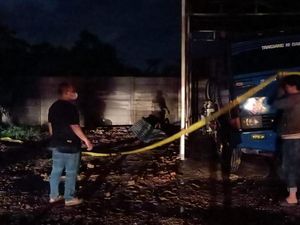 Mobil Tangki BBM di Jambi Terbakar Sebabkan Satu Orang Tewas, Polisi Selidiki