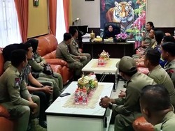 Anggota Satpol PP Langkat Adukan Gaji Turun Usai Jadi PPPK Paruh Waktu ke DPRD