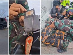 Ada Lencana Polri dalam Mobil Bermuatan Ekstasi yang Laka di Tol Lampung