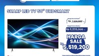 Beli TV 50 Inch di Transmart Full Day Sale Bisa Dapat Diskon Rp 2 Jutaan