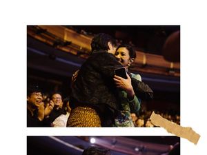 Perayaan Cinta Sheila Dara dan Vidi Aldiano di Depan Piala Citra