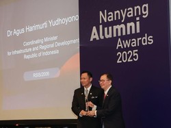 AHY Raih Penghargaan Nanyang Distinguished Alumni Award 2025