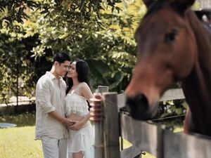 8 Potret Alyssa Daguise-Al Ghazali Umumkan Kehamilan, Pamer Bare Baby Bump