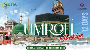 Umroh Plus Turki Akhir Tahun Desember 2025 - Program 12 Hari