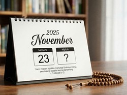 Kalender Hijriah Hari Ini 23 November 2025: Tanggal, Bulan, dan Tahunnya