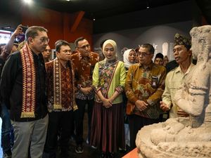 Menbud Buka Gedung Koleksi Taman Purbakala Pugungraharjo di Lampung Timur