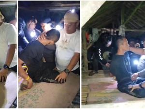 Video: Momen Polisi Tangkap Pelaku Pembunuhan Ayah Kandung di Lampung