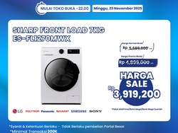 Mesin Cuci Sharp Front Load Didiskon di Transmart Full Day Sale!