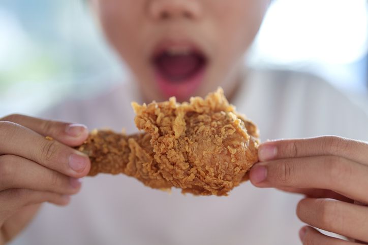 Paha ayam goreng tepung Paha ayam goreng tepung