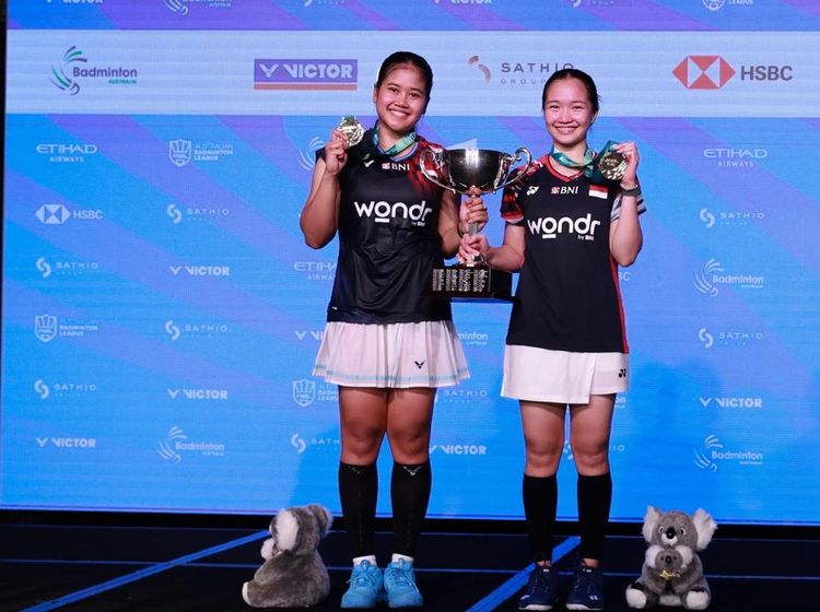 Rachel/Febi Sabet Mahkota Australia Open 2025 Usai Kalahkan Ana/Trias