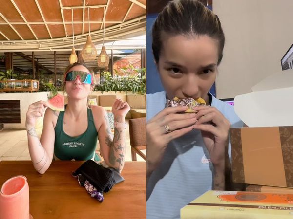 Potret Sheila Marcia Saat Ngemil Buah hingga Pie Susu