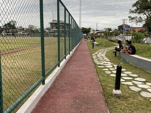 Tiang Lampu Taman Kebun Bunga Banyak Dicuri, Pengunjung Ngeluh Gelap