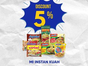 Mi Instan Diskon Gede-gedean di Transmart Full Day Sale