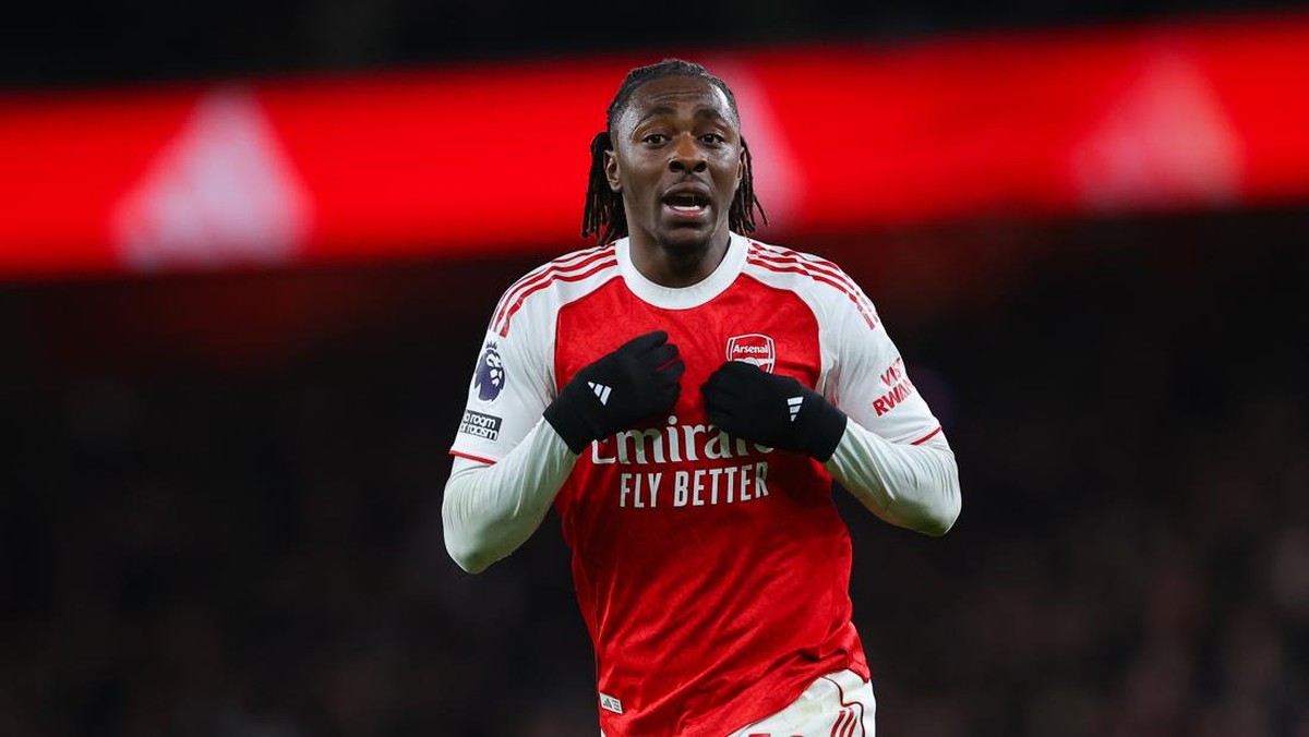 Pemain Arsenal Eberechi Eze menegaskan semestinya bisa menjebol Tottenham Hotspur lebih banyak lagi. (Foto: James Gill - Danehouse/Getty Images)