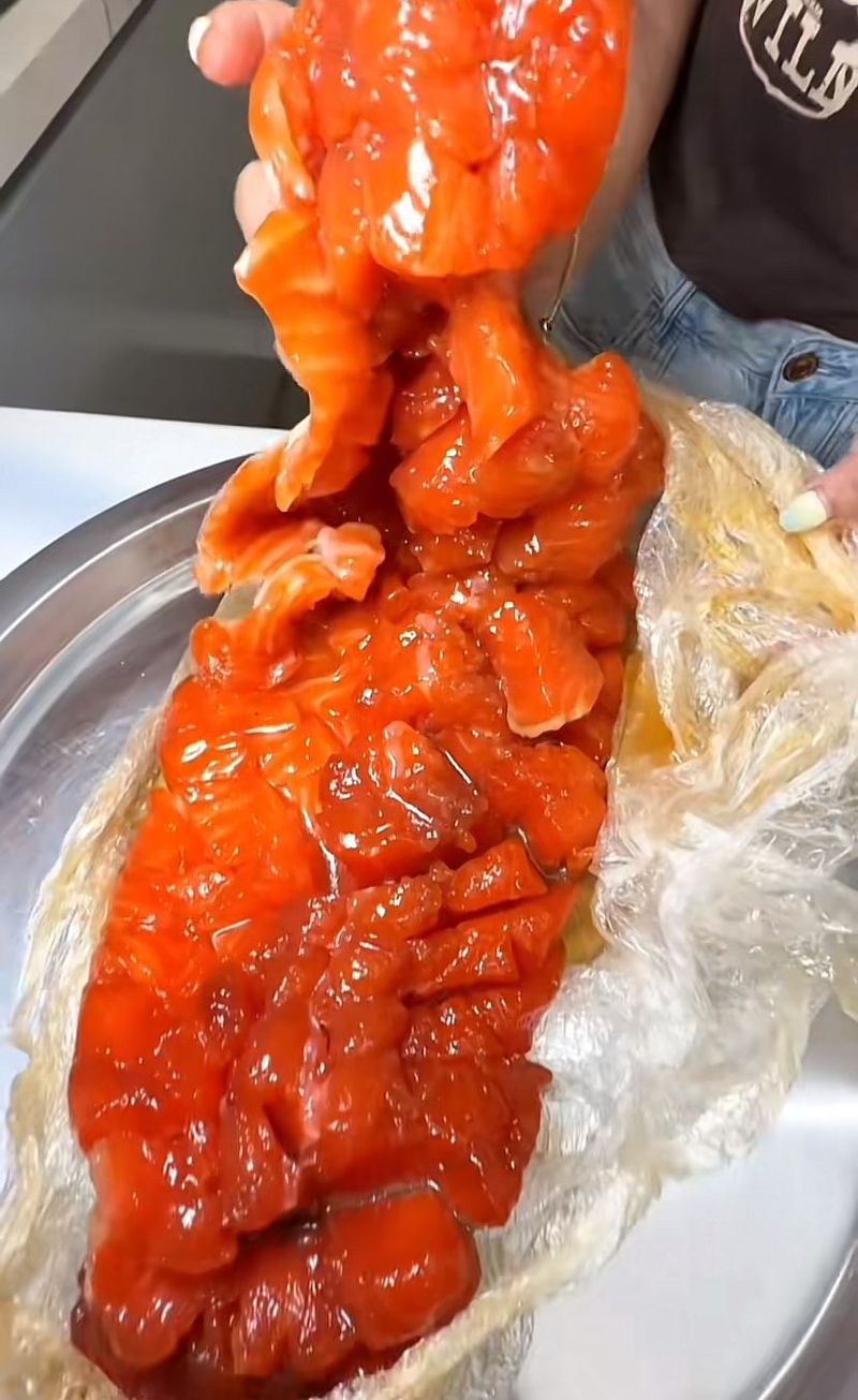 Farida Nurhan Farida Nurhan bikin candied salmon