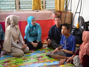 Remaja Disabilitas di 9/10 Ulu Dapat Bantuan dari TP PKK Palembang