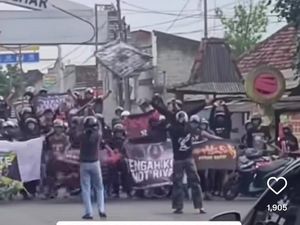 Viral Konvoi Perguruan Silat Menutup Jalan Blitar-Kediri, Ini Kata Polisi