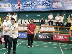 1.183 Pebulutangkis Rebut Piala Gubernur Jatim, Kini Berpoin Nasional