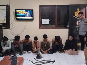 7 Remaja Diamankan Saat Hendak Tawuran di Kota Bogor, 3 Celurit Disita