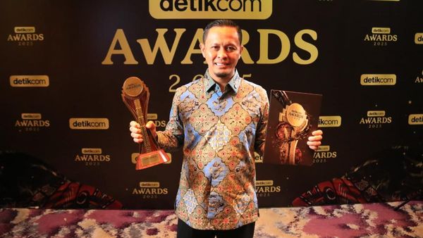 Wali Kota Agung Nugroho Raih detikcom Award 2025