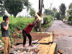 Pagar Bukit Siguntang Roboh, Disbudpar Sumsel: Hujan Deras