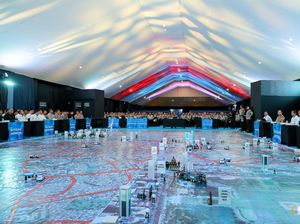 Momen Simulasi Pelayanan Unjuk Rasa Diperagakan di Apel Kasatwil 2025