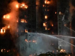 16 Jam Api Berkobar di Apartemen Hong Kong, 279 Orang Belum Ditemukan