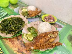 Jukut Goreng Samali: Nasi Jukut ala Epy Kusnandar yang Sedap Pakai Sambal Ijo