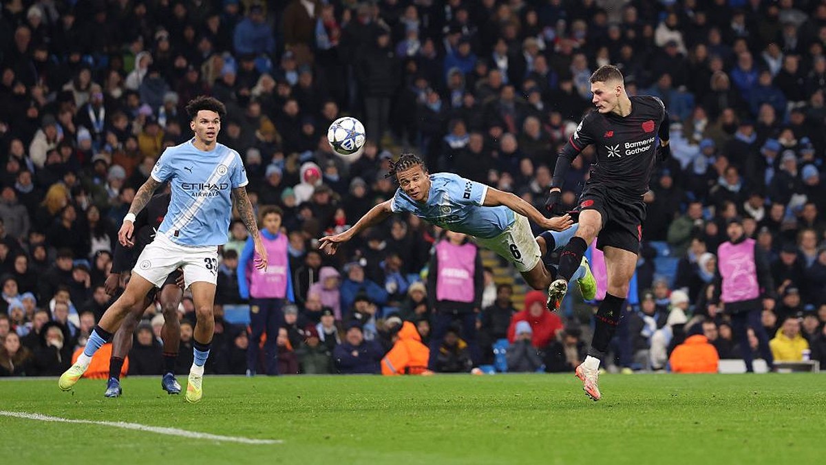 Bayer Leverkusen taklukkan Manchester City 2-0. (Getty Images/Carl Recine)