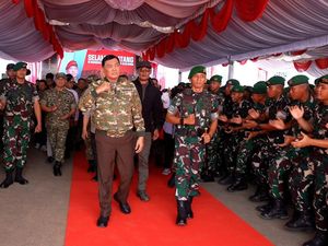 Menhan Cek Pembangunan Rindam XXII/Tambun Bungai, Perkuat Pertahanan Kalimantan