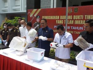 Narkoba-Sajam dari 1.159 Perkara Dimusnahkan Kejari Tanjung Perak