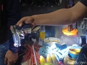 Airsoft Gun-Puluhan Obat Keras Disita dari Sarang Narkoba di Pekalongan