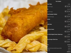 Pesan Fish and Chips via Online Bisa Lebih Mahal Hampir 2 Kali Lipat!