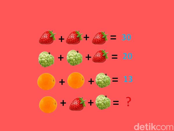 Teka-teki Hitung Ini Mudah di Awal, Tapi Soal Terakhir Bikin Banyak Orang Menyerah