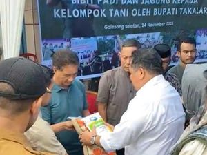 Dinas Pertanian Takalar Salurkan 273 Ton Bibit Beras-Jagung ke Petani di 2025