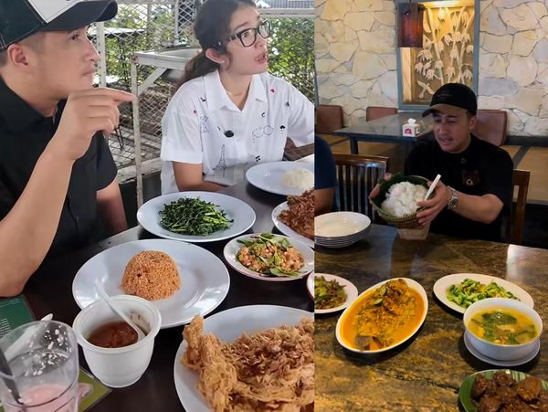 Irfan Hakim Puas Makan Nasi Bejeg hingga Pecak Gurame Saat Kulineran